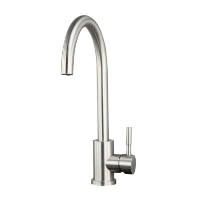 High Quality Sanitary Ware Stainless Steel Hot and Cold Single Handle Deck Mounted  Sink Water Mixer Tap Robinet Kitchen Faucet